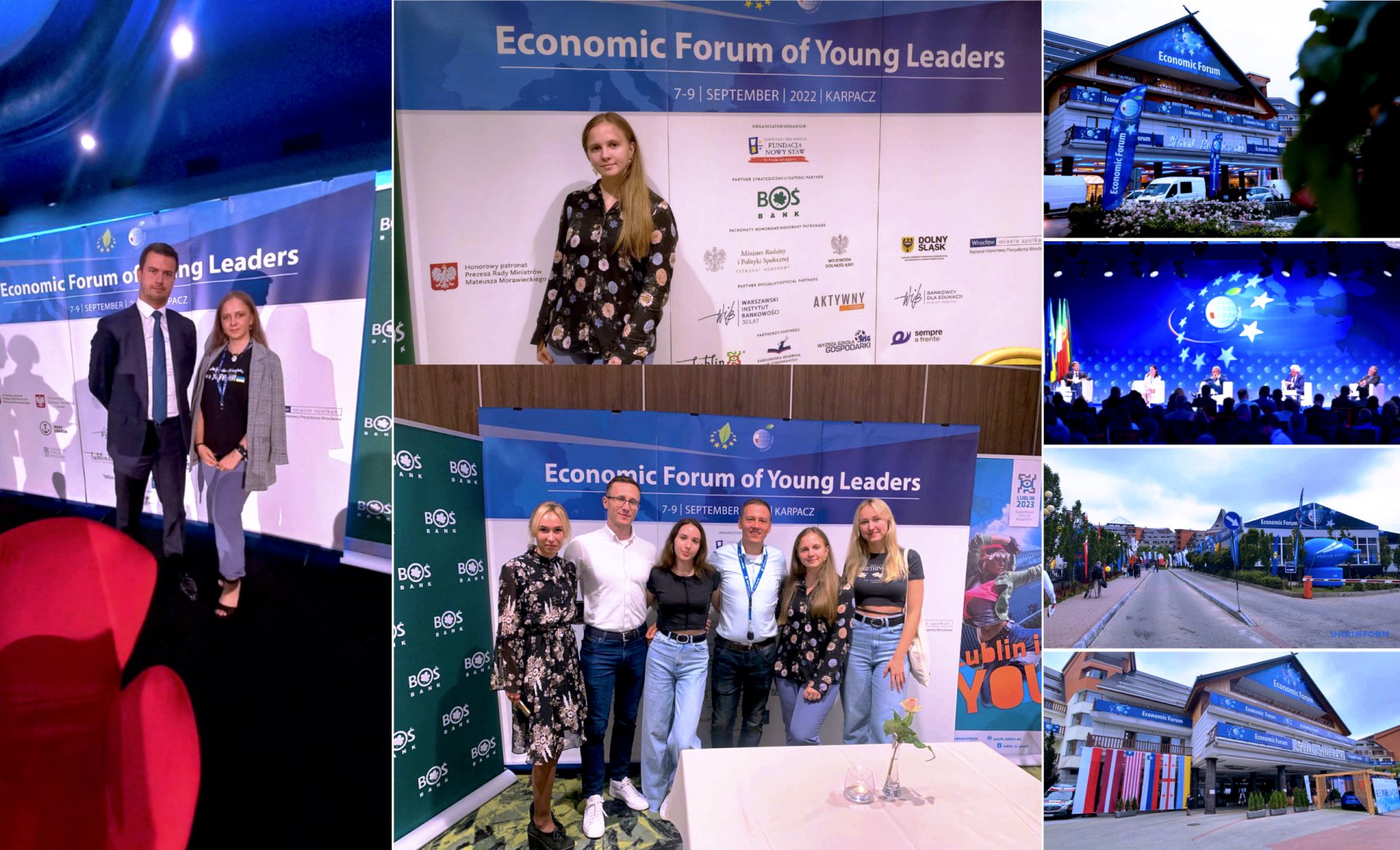 Шевченко Ірина  на  Міжнародному економічному форумі молодих лідерів